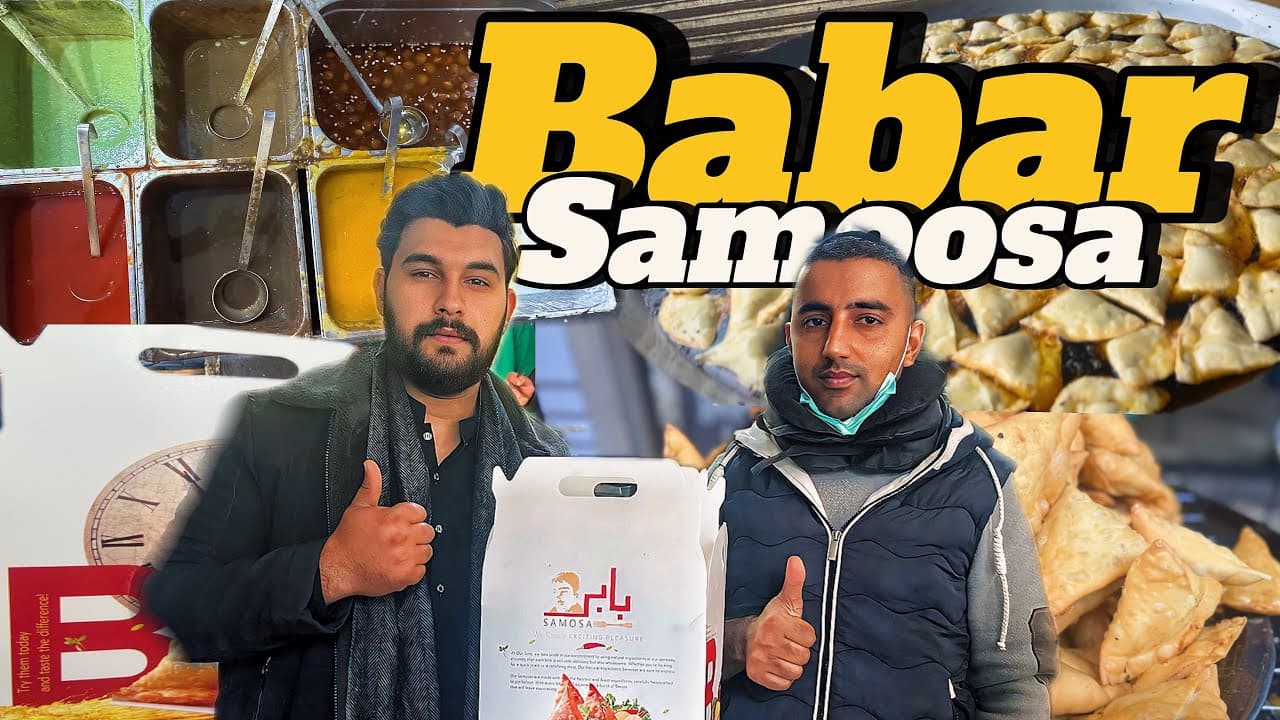 Artisanal Samosa Making at Babar Samosa Rawalpindi